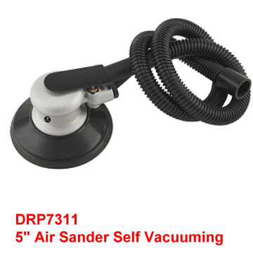 5" handy Air Sander Includes built-in dust collecting bag and hose.
